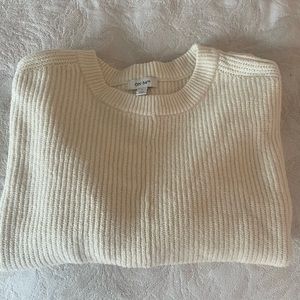 On 34th, size XL, cream colored batwing sweater, new, never worn with tags